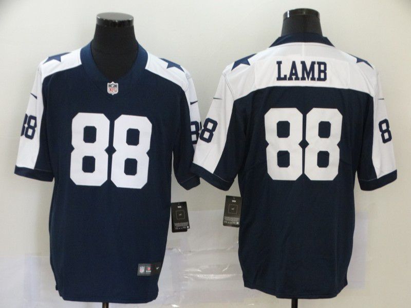 Men Dallas Cowboys 88 Lamb Blue Nike Vapor Untouchable Limited NFL Jerseys